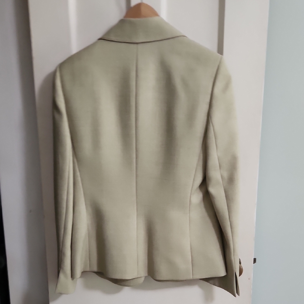 Evan Picone Cream Blazer Classic Tailored Style - Picture 7 of 8